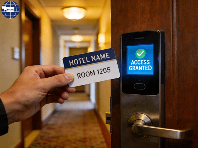 Die polykarbonat (PC) setzt sich in der schlüsselkarte heraus