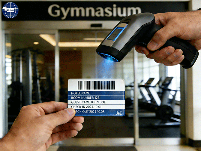 Der barcode auf der schlüsselkarte für smartphones: verbesserungen der schlüsselkarte