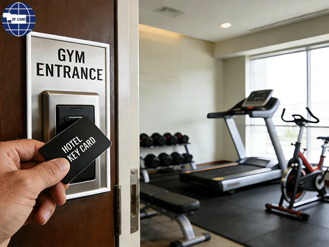 Eine zentrale idee der chipkarte, die sich nicht ans passsignal orientiert: rfid-dienstkarte für smartphones im hotel