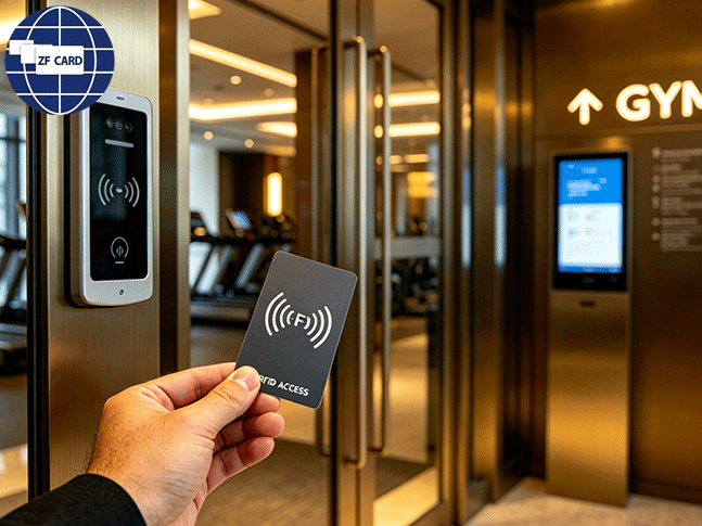 Um den dienstfreien zugang für den schlüssel Von rfid-hotels umfassend zu erkunden